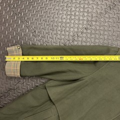 Vtg Avoca Collection Ireland Wool Trench Coat Green Oversized Women’s X-Large