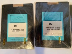 Lot of 12 Pair Vintage Stockings & Thigh Highs Great Brands Assorted Size/Color