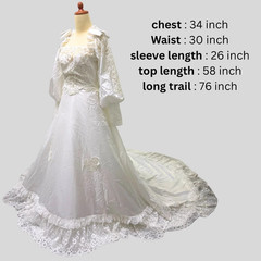 Wedding Dresses Bundle Lot of 3 Vintage 80s-90s Size S-M