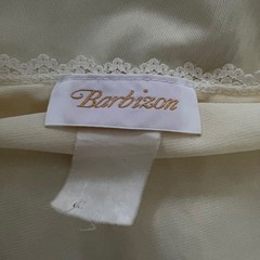 Vtg Barbizon Nightgown Women L Lace V-Neck Short Sleeve Pale Yellow Maxi Sleep