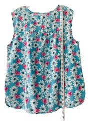 Moon Dance Smock Apron Size 1X Pearl Snap Pockets Artist Crafts Cottage Granny