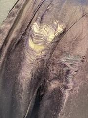 Vintage Regency Cashmere Union Made US Black Long Coat Button Overcoat Size 4