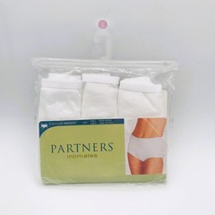 Vtg Mervyn’s Partners Intimates Sz 8 Nylon Brief Panties NOS 3 Pack SHIPS FREE!