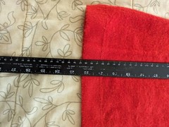 Vintage 90’s Lambs Wool Red Sweater Vest Made In Italy 14.5×22