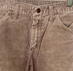 Vintage 1980’s Brown Student Wrangler Corduroy Pants Tag Size 28 x 30 Cords