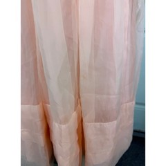 Vintage 70s Amy Rose Women’s Dress Party California Formal Peach Evening R3-5
