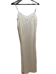 Vintage Gemma of France Ivory Lace Lingerie Dress Nightgown Peignoir Size 44 Lg