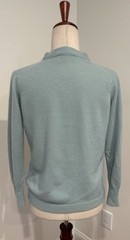 Dalton 100% Cashmere Cardigan Sweater Pockets Blue True Vintage Women’s 38 S/M