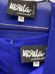 Vintage Y2K Ursula of Switzerland Women’s Royal Blue Formal Dress Set Sz 10