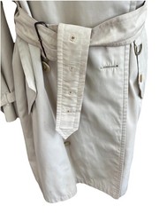 Vintage 80s Women’s Burberrys Trench Coat Nova Check Pockets Belt Coat M