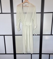 Intima Bella Donna Intima Lace Vintage Nightgown Sheer Size Large Cottage~READ