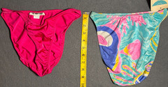 Vintage 80s/90s Bikini Bottoms Lot. Size Small And Medium New With & W/O Tag