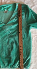 DeWeese Design Fashions California Vintage 2 Pc Swim Suit Cover Up Green 1980s