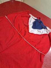 True VTG Mid-century Mod 1970s Strapless Terry Cloth Beach Romper L Playset 70s