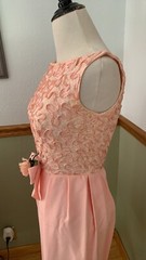 Vintage 60s pink handmade Fit And Flare Barbie sleeveless dress XS