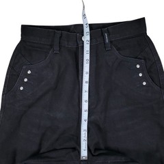 Rockies Western Jeans Women 9 27 Black High Rise Studded Cowgirl Vintage Denim