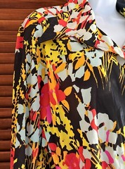 Vintage Shamis Floral Button Down 1970’s M/L