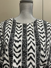 Lorac Original Lady Carol Blouson Dress 16/18 Geometric Abstract Disco 70’s 80’s