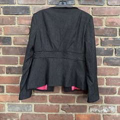 Vtg Nanette Lepore | Blazer Sz 8 -22.5” Long / 34 Chest -jacket -Cheapchicplus