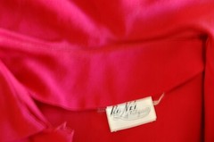 Vintage 1960’s retro red dress pleated skirt short ‘Ro-Nel of California’