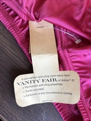 Vanity Fair Nylon Antron III Claret Panties Vintage Satin Panty NWT Anti-Cling 6