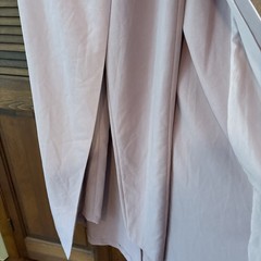 Kay Unger Walk Thru cap sleeve mauve rose dress pant jumpsuit size 2 NWT