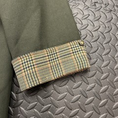 Vtg Avoca Collection Ireland Wool Trench Coat Green Oversized Women’s X-Large