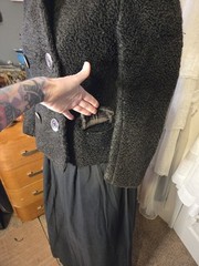 Victorian Persian Lamb Coat With Bustle
