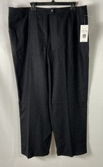 Vintage Harve Benard Women’s Gray Wool Blend Plus Size Dress Trousers 22W NWT