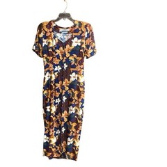 Vintage Floral Dress by Joni Blair Sz 9
