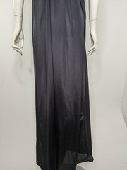 Vintage Nightgown Animal Print Lingerie Undercover Wear Pajama Dress Black Vtg M