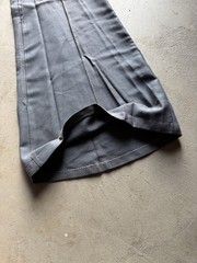Vintage 70s Happy Legs 32×32 Grey Bell Bottom Flare Trousers Rave Pants Disco