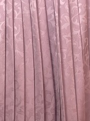 IN THE MOOD Womens 8 Blushing Pink Pleated Lace Cut Outs 2 Piece Dress Vintage