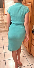 Vintage Chinese Oriental Style Sexy Dress Stretchy S or M REDUCED