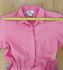 Vintage SIZE 14 LARGE Bubble Gum Pink WILLI OF CALIFORNIA Dress