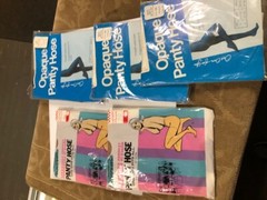 Lot of 5 Vintage Nylon Pantyhose & Thigh Hi Stockings ZAYRE & STOP & SHOP BRAND