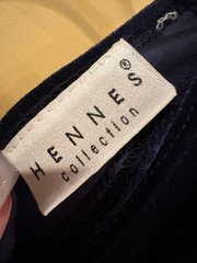 Authentic Vintage Original Velvet 90S Style Dress From Hennes Collection Sz6￼