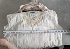VTG 90s Nostalgia Floral Lace Maxi Dress L NWT Cottagecore Fairy Coquette Boho