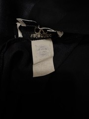 Vtg Valentino Intimo Floor Length Saks Fifth Avenue Slip Dress Black -Large