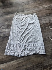 Vintage Sears Antron III Nylon Beige Half Slip Plus Size M Adjust-A-Length Hem