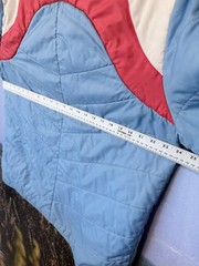 Vintage Kmart Puffer Jacket women’s jacket Multi Color Blue Red Stripes