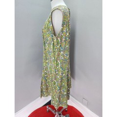 60s Vintage Handmade Drop Waist Mod Paisley Dress – XXL