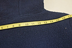 Vintage Fila Sweatshirt Fleece Hoodie Size S 90s Navy Blue FILA Logo Soft Fluffy