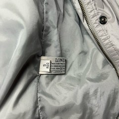 Vintage London Fog Light Grey Utility Windbreaker Rain Coat Size S