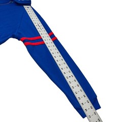 Retro Track Sweat Suit Set Men Size L Royal Blue Made USA Activewear Athletic