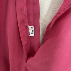 Vintage Victor Costa Pink Maxi Dress Size 10 Long Sleeve Formal Ruffle Sweeping