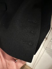 Vintage ESCADA Margaretha Ley 100% Cashmere Black Blazer Size 8 /38 Germany