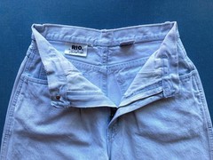 Vintage 80s Light Wash Tapered Jeans, XS, 27″ Waist