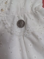 VTG Mid-century 1960s 1970s Candi Jones California Eyelet Prairie Maxi Dress XXS