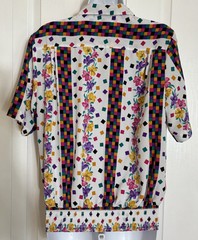 Vintage David Matthew Blouse Womens Floral Collared Grandma Mom Core Size 12